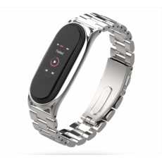 Bransoleta Xiaomi Mi Band 5 ze stali nierdzewnej (srebrna)