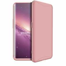 Etui Oppo Find X na całą obudowę przód + tył różowe