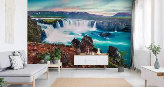 Fototapeta Wodospad Godafoss 368x254 /220407555