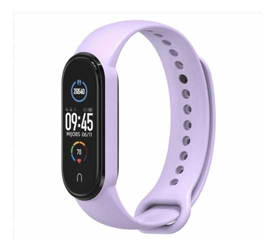 Pasek Xiaomi Mi Band 5 ICONBAND opaska (fioletowy)