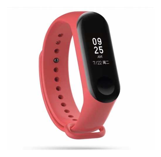 Opaska pasek do Xiaomi Mi Band 4 / Mi Band 3 (czerwony)