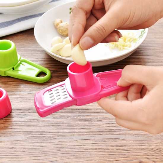 [Best] Multi Functional Ginger Garlic Grinding Grater Planer Slicer Mini...