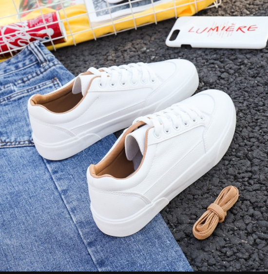 Women Sneakers Leather Shoes