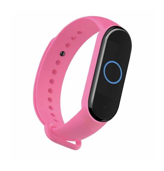 Pasek Xiaomi Mi Band 5 silikon opaska różowy bransoleta