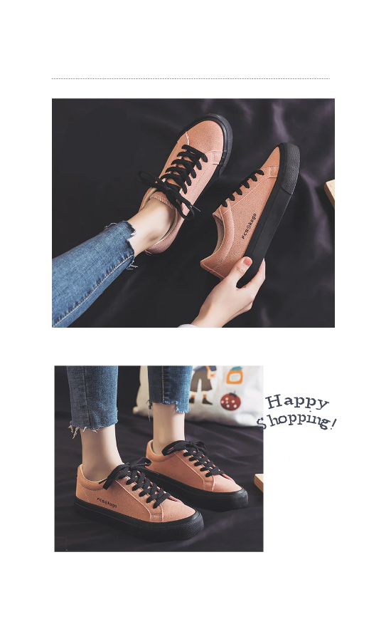 Women Sneakers Flock Shoes